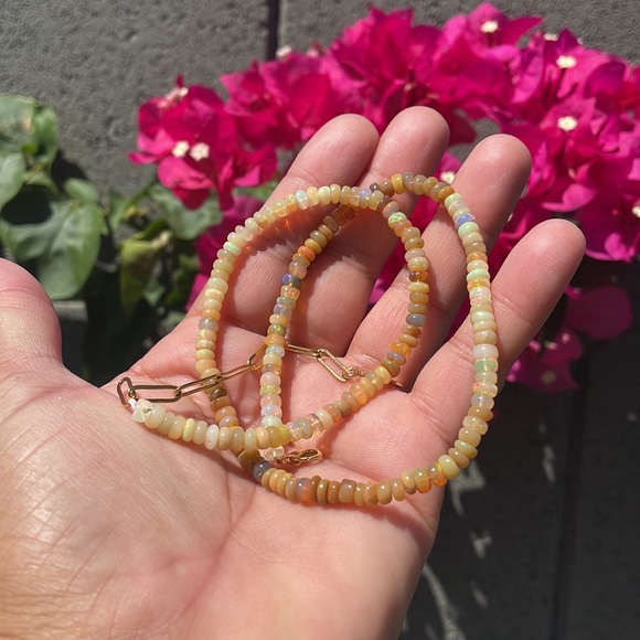 Ethiopian opal Necklace - Picture 4 of 6